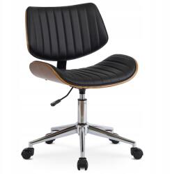 Mebel Elite Forgószék Bőr Dió Irodai szék Számítógéphez Texas (Fotel Loft Orzech Krzesło Czarne Biurowe)