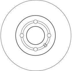 TRW Féktárcsa, hűtött, VW Polo GTI 98-01