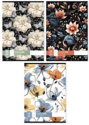 Cool school Füzet vonalas Virágos A/4 81-32 vegyes minták - robbitairodaszer