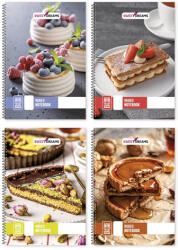 Cool school Spirálfüzet vonalas Sweet Dreams A/4 70 lapos vegyes minták - robbitairodaszer