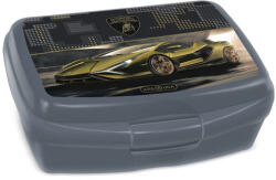 Ars Una Uzsonnás doboz ARS UNA Lamborghini 5523 műanyag BPA mentes 165x135x60 mm (52545238) - robbitairodaszer