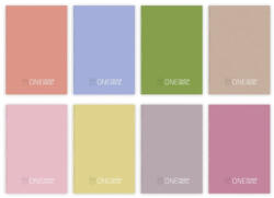 Cool school Spirálfüzet kockás One Colour Pastel A/4 70 lapos vegyes színek