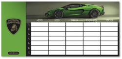 Ars Una Órarend ARS UNA egylapos kétoldalas Lamborghini 5522 (50495221) - robbitairodaszer