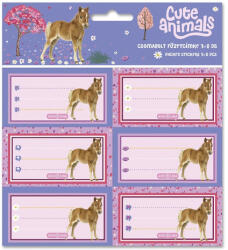 Ars Una Füzetcímke ARS UNA 18 darabos Cute Animals-Horse (53835260) - robbitairodaszer