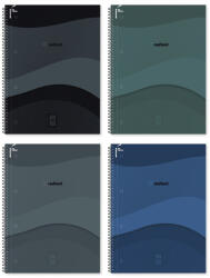 Cool school Spirálfüzet kockás Gradient A/4 70 lapos vegyes minták
