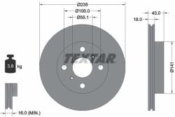 TEXTAR féktárcsa TEXTAR 92103603 for TOYOTA (92103603)