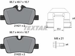 TEXTAR Fékbetét készlet TEXTAR 2142101 for BMW (2142101)
