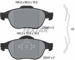TEXTAR Fékbetét készlet TEXTAR 2324502 for RENAULT (2324502)