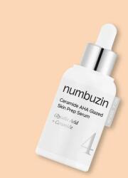 numbuzin Arcszérum ceramidokkal és AHA savakkal No. 4 Ceramide AHA Glazed Skin Prep Serum - 30 ml
