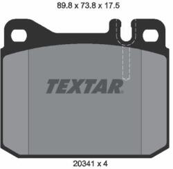 TEXTAR Fékbetét készlet TEXTAR 2034110 for MERCEDES-BENZ (2034110)