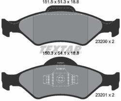 TEXTAR Fékbetét készlet TEXTAR 2320001 for FORD, MAZDA (2320001)