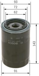 Bosch olajszűrő BOSCH 0 451 203 218 for MAGIRUS-DEUTZ, POCLAIN, ATLAS COPCO, PORSCHE, … (0 451 203 218)