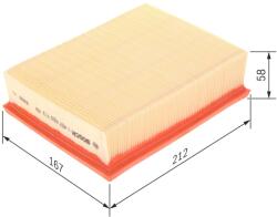 Bosch légszűrő BOSCH 1 457 433 713 for OPEL, CHEVROLET, GMC, VAUXHALL, … (1 457 433 713)