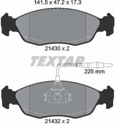 TEXTAR Fékbetét készlet TEXTAR 2143001 for PEUGEOT, CITROËN (2143001)
