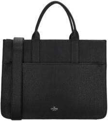 Charm London Fekete elegáns shopper táska „Princetown (W00383-001-black-HU)
