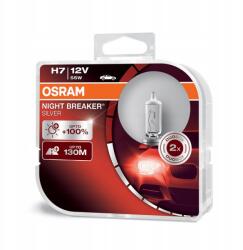 OSRAM 12V H7 55W Night Breaker izzó ezüst (2 db) Duo-box