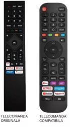 CLASS Telecomanda inlocuitoare TV Hisense ERF3B72H compatibila cod ER9567 /MFY1159 (423-3) (ERF3B72H)