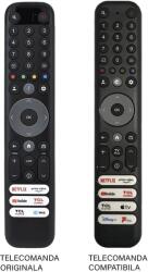 CLASS Telecomanda inlocuitoare TV TCL RC833 GUB1 compatibil cu originalul (574-2) (RC833-GUB1)