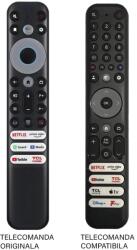 CLASS Telecomanda inlocuitoare TV TCL RC902V FMR1 compatibil cu originalul (574-1) (RC902V-FMR1)