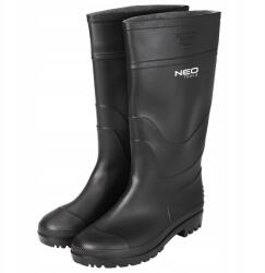 NEO TOOLS Férfi munkavédelmi gumicsizma magas szárú gumicsizma fekete Pvc méret 46 Neo 82-902 (82-902-46)