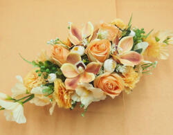  Beton ovális sírdísz 16