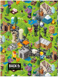 DERFORM Minecraft mintás gumis mappa A/4, Backup A61, 2026 (DFM-TGA4B8A61) - mesescuccok