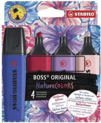 STABILO Szövegkiemelő készlet STABILO Boss NatureColors Wildflowers 4 darabos (70/4-1-103-5) - papir-bolt