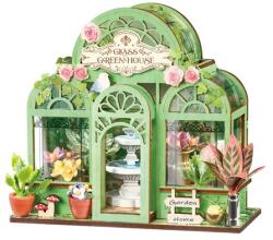 Rolife Puzzle 3D Minicasuta Green Fountain Garden, RoLife, 115 piese