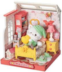 Rolife Puzzle 3D, Minicasuta DIY Mousse's Sweet Night din plastic, RoLIfe, 106 piese