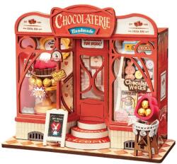 Rolife Puzzle 3D Minicasuta Sweet Chocolate Shop, RoLife, 98 piese