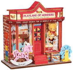 Rolife Puzzle 3D, Minicasuta DIY Whimsy Toy Shop, RoLife, 81 piese