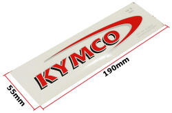 Roy Autocolant Kymco, culoare rosu (ROY09145)