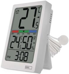  Digitális hőmérő higrométerrel, vezetékes érzékelővel, ébresztőórával E0558P (em_8592920150450)
