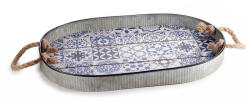 Decorer Tava lemn metal 44 x 30 x 4 H (A51.51.11B) Tava