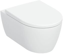  Set vas wc compact suspendat Geberit iCon Round TurboFlush cu capac inchidere lenta alb (503.048.00.1)