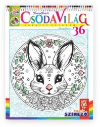 Kid Plusz Média Kft Csodavilág Kreatív színező 36. - Nyuszikert (9786156481917)