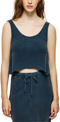 Dirty Laundry Top Cropped With Raw Edges DLWTT000016 vintage blue (DLWTT000016 vintage blue)