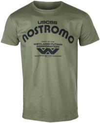 NNM Мъжка тениска Alien - Retro Nostromo - Olive - ALI09272TSC
