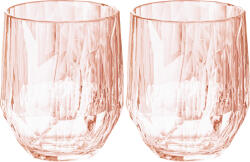 Koziol Cești Club No. 24 300 ml, roz transparent, 2 buc (4489654)