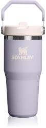 Stanley IceFlow Flip Straw 2.0 Tumbler sticlă termos din oțel inoxidabil Purple Dust 410 ml