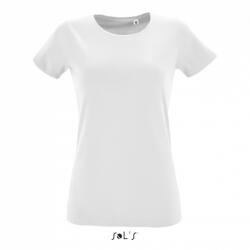SOL'S Női póló SOL'S SO02758 Sol'S Regent Fit Women - Környakú Testhezálló póló -S, White