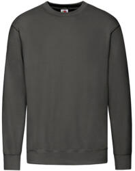 Fruit of the Loom Férfi pulóver hosszú ujjú Fruit of the Loom Lightweight Set-In Sweat - XL, Világos grafitszürke