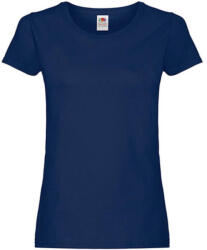 Fruit of the Loom Női póló Rövid ujjú Fruit of the Loom Original T Lady-Fit - L, Sötétkék (navy)