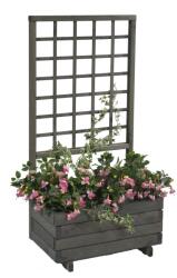  Gaspo Hellbrunn ültetőláda futtatóráccsal 140 cm x 68 cm x 37 cm vintage szürke