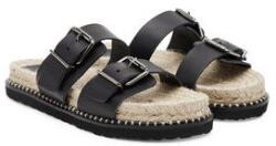 CASTANER női espadrillák, 025673-100, Természetes bőr, 41 EU, Fekete (0000304972485_41)