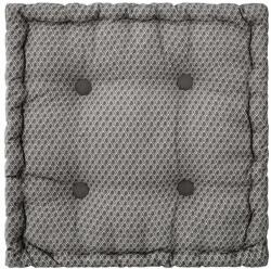 Atmosphera Créateur d'intérieur B07MY84BSR Elegáns négyzet alakú párna szürke színben (B07MY84BSR)