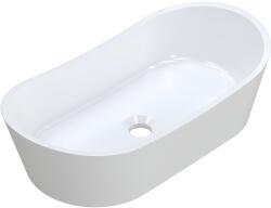 Ruvetti Arina mosdótál 60x30 cm ovális mosdótálak fehér fényes DOL_ARI6030 (DOLARI6030)