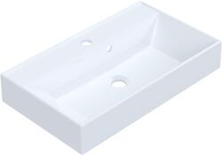Ruvetti Cameron mosdótál 60x35 cm négyszögletes mosdótálak fehér fényes DOL_CAM60 (DOLCAM60)
