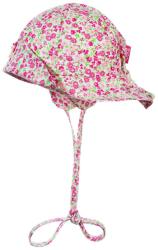  Rózsaszín lányos babasapka virágmintával (hurtimex_4050744485454)