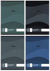 Cool School Füzet vonalas Gradient A/4 81-32 vegyes minták